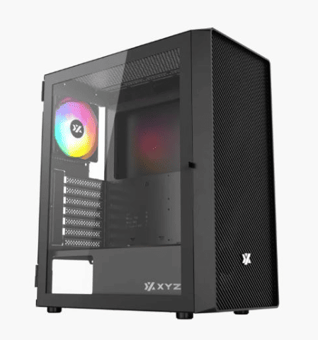 Case XYZ Airone 50 MESH, NEGRO, ATX, MIcro ATX, ITX- 4 fans, ARGB,X-CS-AIRONE50-M-B/XYZ-SA-953