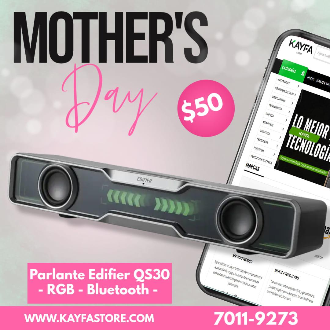 Parlante Edifier QS30 - RGB - Bluetooth - Negro