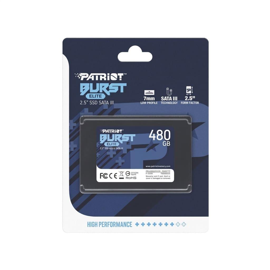 SSD PATRIOT BURST ELITE 480GB 2.5"-PBE480GS25SSDR