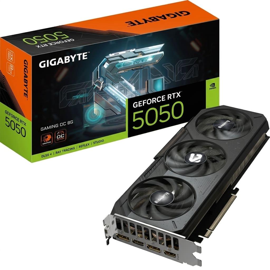 TARJETA DE VIDEO GIGABYTE GEFORCE RTX 5050 GAMING OC - 8GB GDDR6 -9VN5050GO-00-G10